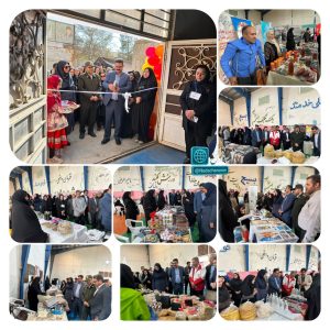 افتتاح نمایشگاه توانمندیهای بانوان چنارانی با حضور مسئولان استانی و شهرستانی