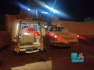 نجات فرد گرفتار در مسیر چشمه سبز گلمکان