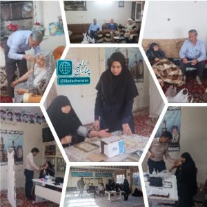 تزریق واکسن آنفولانزا در بنیاد شهید شهرستان چناران انجام گرفت