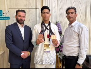 دو برنز، دو آسمان افتخار! ورزشکار چنارانی فاتحِ بازی‌های آسیایی جوانان شد