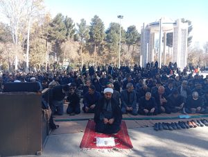 اقامه نماز باران در همزمان با سالروز شهادت حضرت زهرا (س) 