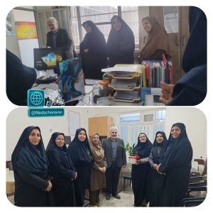 تجلیل از بانوان شاغل کمیته امداد چناران در هفته مادر