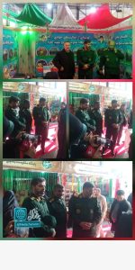 بازدید جانشین فرمانده سپاه امام رضا (ع) از غرفه‌های پایگاه‌های شهرستان چناران 