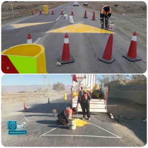 طرح آشکارسازی و رنگ‌آمیزی سرعتکاه‌ها اجرایی شد