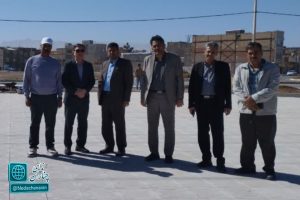 بررسی میدانی آخرین وضعیت پروژه زیباسازی میدان خلیج فارس توسط جمعی از مسئولان چناران